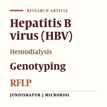 A study on genotypes of hepatitis B virus among hemodialysis patients in Khuzestan province
