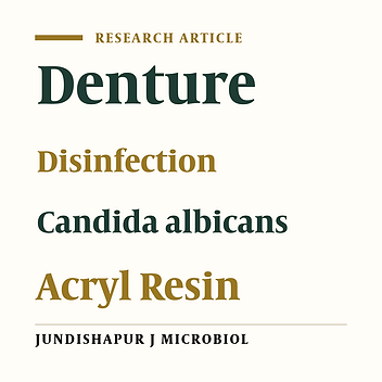 Vinegar as a Removing Agent of Candida albicans From Acrylic Resin Plates