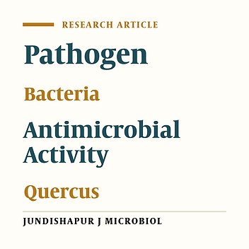 Antimicrobial Effects of Quercus Brantii Fruits on Bacterial Pathogens