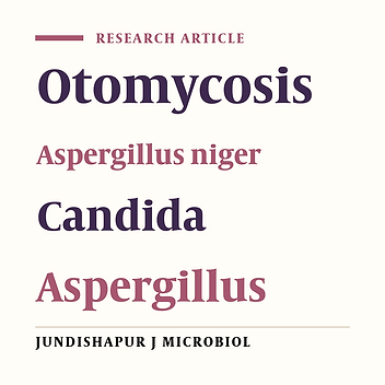 The prevalence of otomycosis in Kashan, Iran, during 2001-2003