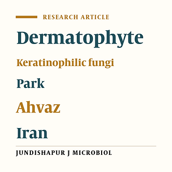 Isolation of dermatophytes and related keratinophilic fungi from the two public parks in Ahvaz