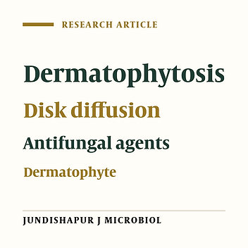 In vitro activity of six antifungal drugs against clinically important dermatophytes