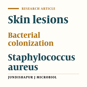 The evaluation of bacterial colonization on skin lesions of hospitalized patients in dermatology department of Ahvaz