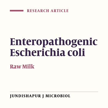 Isolation of Enteropathogenic Escherichia coli (EPEC) From Raw Milk in Kermanshah by Polymerase Chain Reaction (PCR)