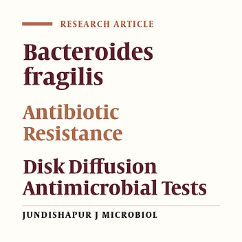 Comparison of E test and Disk Diffusion Test for Antibiotic Resistance Testing of Enterotoxigenic and Non- Enterotoxigenic Bacteroides fragilis Isolated From Stools