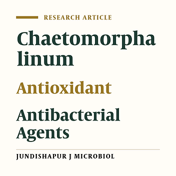 Antioxidant and Antibacterial Properties of Methanolic Extract of Green Seaweed Chaetomorpha linum From Gulf of Mannar: Southeast Coast of India
