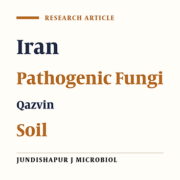The Prevalence of Fungi in Soil of Qazvin, Iran