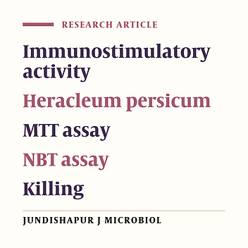 Immunostimulatory Effects of Aqueous Extract of Heracleum persicum Desf. on Mouse Peritoneal Macrophages