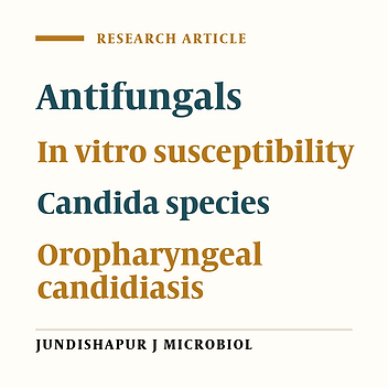 In vitro antifungal susceptibility of Candida species isolated from oropharyngeal lesions of patients with cancer to some antifungal agents