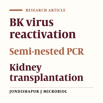 Prevalence of BK virus in renal allograft recipients pre and post transplantation in Iran