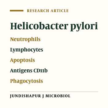 Cover image of the article: Helicobacter pylori’s Evasion of the Immune System Could Establish an Inflammatory Environment That Potentially Induces the Development of Coronary Artery Disease