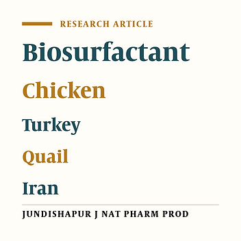 Isolation of Biosurfactant Producing Bacteria From Poultry Breast Skin