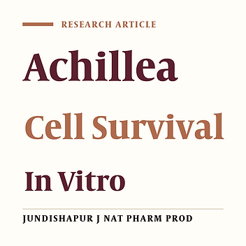 In Vitro Anti-rotaviral Activity of Achillea kellalensis