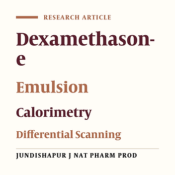 Preparation and Characterization of Dexamethasone Microemulsion Based on Pseudoternary Phase Diagram