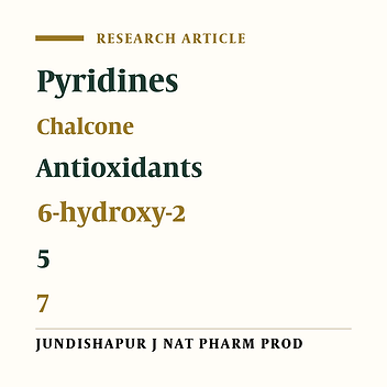 Pyridine Based Chalcones: Synthesis and Evaluation of Antioxidant Activity of 1-Phenyl-3-(pyridin-2-yl)prop-2-en-1-one Derivatives