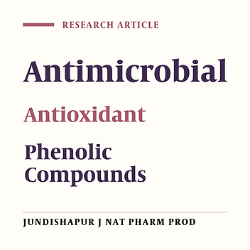 Total Phenolic, Total Flavonoids, Antioxidant and Antimicrobial Activities of Scrophularia Striata Boiss Extracts