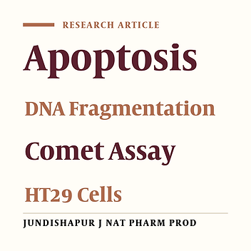 Determination of Cell Death Induced by Lovastatin on Human Colon Cell Line HT29 Using the Comet Assay