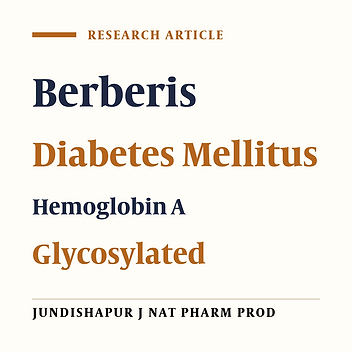 Berberis Fruit Extract and Biochemical Parameters in Patients With Type II Diabetes