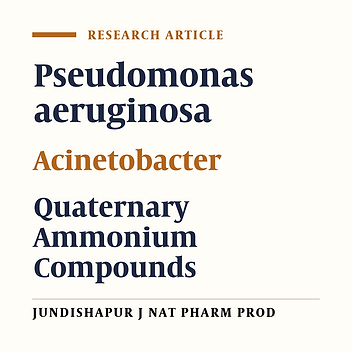 Detection of Antiseptic-Resistance Genes in Pseudomonas and Acinetobacter spp. Isolated From Burn Patients
