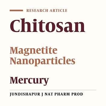 Mercury Removal From Aqueous Solutions With Chitosan-Coated Magnetite Nanoparticles Optimized Using the Box-Behnken Design