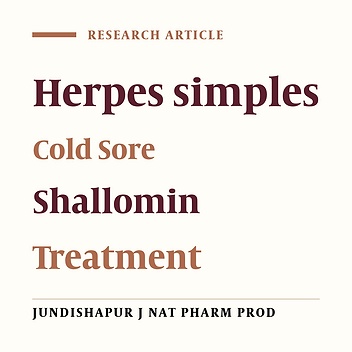 Shallominthe Active Antimicrobial Constituent of Persian Shallot in Treatment of Oral Herpes: A Double-Blind Randomized Clinical Trial
