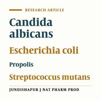 Comparison of Antimicrobial Efficacy of Brazilian Propolis With Chlorhexidine and Sodium Fluoride Against Common Oral Pathogens: An  In Vitro Study