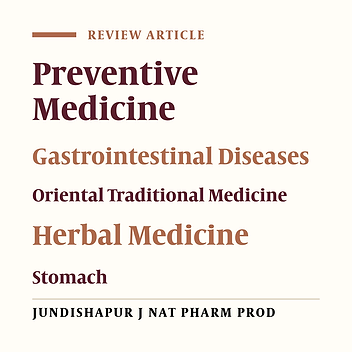 Preventive Care for Gastrointestinal Disorders; Role of Herbal Medicines in Traditional Persian Medicine