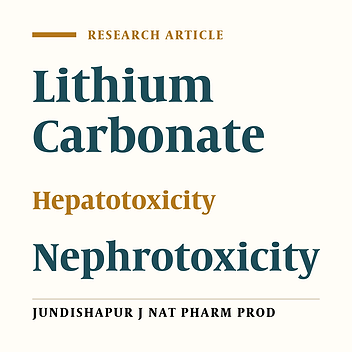 Evaluation of Sub-acute Oral Toxicity of Lithium Carbonate Microemulsion (Nano Size) on Liver and Kidney of Mice