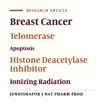 The Simultaneous Effect of Valproic Acid and Gamma Radiation on Telomerase Activity and Bax and Bcl-2 Protein Levels in MCF-7 Breast Cancer Cell Line