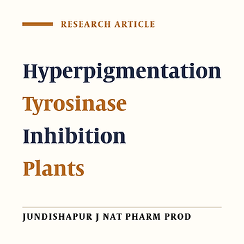 Inhibitory Effects of Physalis alkekengi L.,  Alcea rosea L., Bunium persicum B. Fedtsch. and Marrubium vulgare L. on Mushroom Tyrosinase