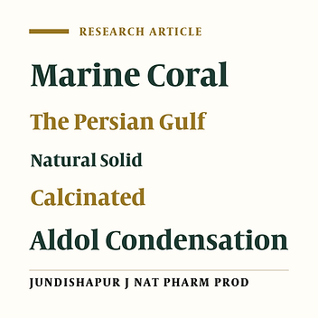 The Persian Gulf Calcined Coral, Acropora Species: An Efficient Catalyst for Aldol Condensation