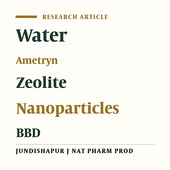 Removal of Ametryn From Aqueous Solutions With Zeolite Nanoparticles Optimized Using the Box-Behnken Design