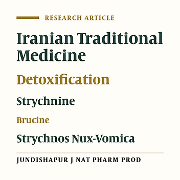 Different Traditional Methods of Nux-Vomica Detoxification Have Therapeutic Rationales