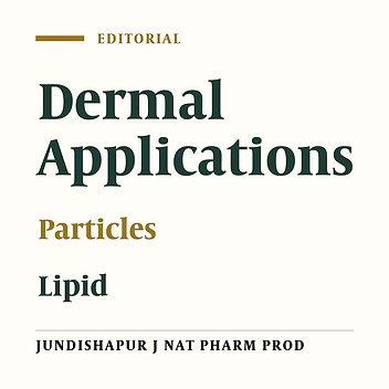 Particulate Drug Delivery Systems in Dermal Applications
