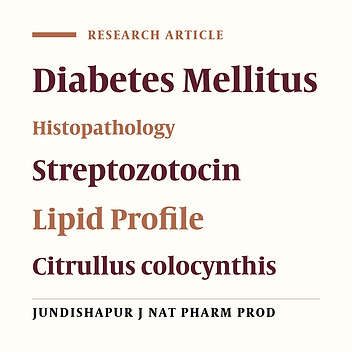 Effects of Hydro-Alcoholic Leaf Extract of Citrullus colocynthis on Biochemical Factors and Histopathological Changes in Streptozotocin-Induced Diabetic Rats