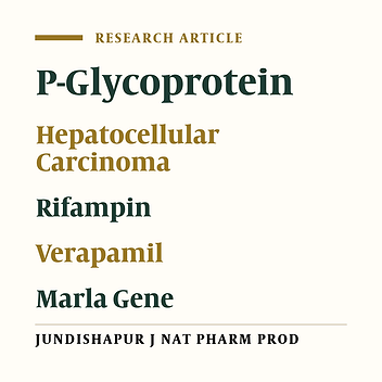 Verapamil and Rifampin Effect on P-Glycoprotein Expression in Hepatocellular Carcinoma