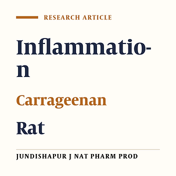 Anti-inflammatory Effect of Hydroalcoholic Extract of the Washingtonia filifera Seeds in Carrageenan-Induced Paw Edema in Rats
