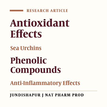 Determination of In Vitro Antioxidant Properties, Anti-inflammatory Effects and A-Amylase Inhibition of Purple Sea Urchin Extract of Echinometra mathaei from the Persian Gulf