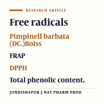 INVESTIGATION OF ANTIOXIDANT ACTIVITY AND TOTAL PHENOLIC CONTENT OF VARIOUS FRACTIONS OF AERIAL PARTS OF PIMPINELLA BARBATA (DC.) BOISS