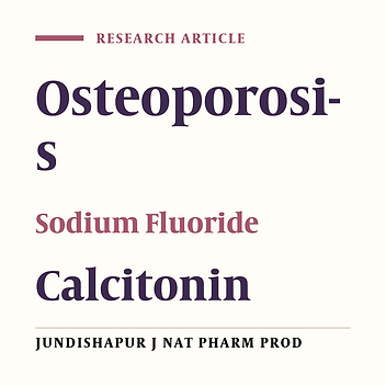 TREATMENT OF OSTEOPOROSIS IN PATIENTS WITH RHEUMATOID ARTHRITIS: SODIUM FLUORIDE OR CALCITONIN