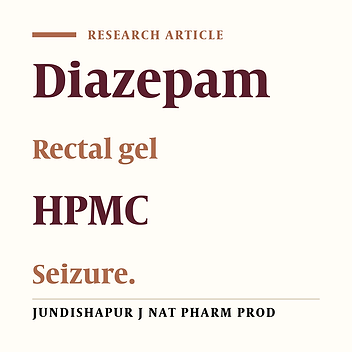 PREPARATION OF DIAZEPAM RECTAL GEL USING CELLULOSE POLYMERS