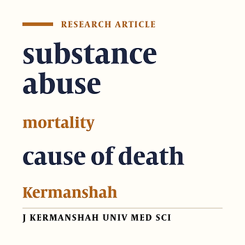 Study of the Cause-Specific Mortality of Substance Abuse-related Deaths in Kermanshah Province 2010–2015