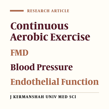 Effect of a Continuous Aerobic Exercise Session on Flow-Mediated Dilation in Women with Prehypertension