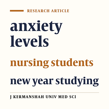 Assessing the Anxiety Level in Nursing Students at the Commencement of their Academic Year