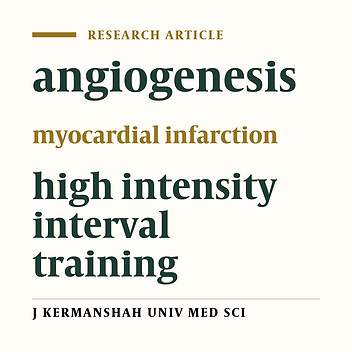 The effect of 6-week high intensity interval training on the VEGF/COL-18 ratio and some echocardiographic indices in rats with myocardial infarction