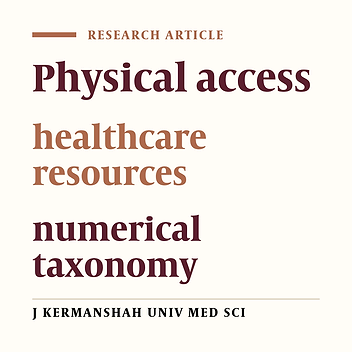 Access to healthcare resources in the cities of west of Iran