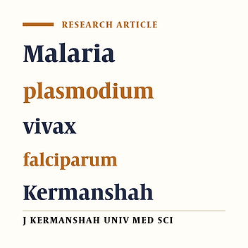 The epidemiological indices of malaria in Kermanshah province (1996-2010)