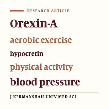 Acute effects of intermittent hypoxia and acute aerobic exercise on Orexin-A level and blood pressure in pre-hypertensive patients