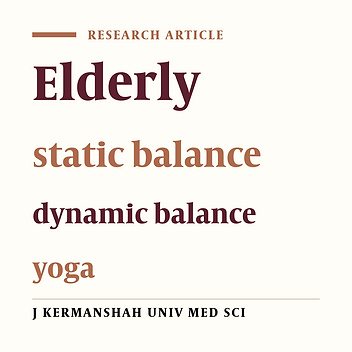 Effect of yoga training on balance in elderly women