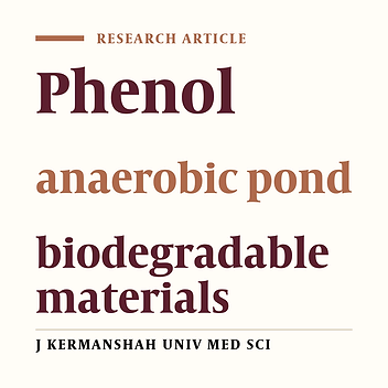 Effect of biodegradable organic matter concentration on phenol removal rate from oil refinery wastewater using anaerobic pond system